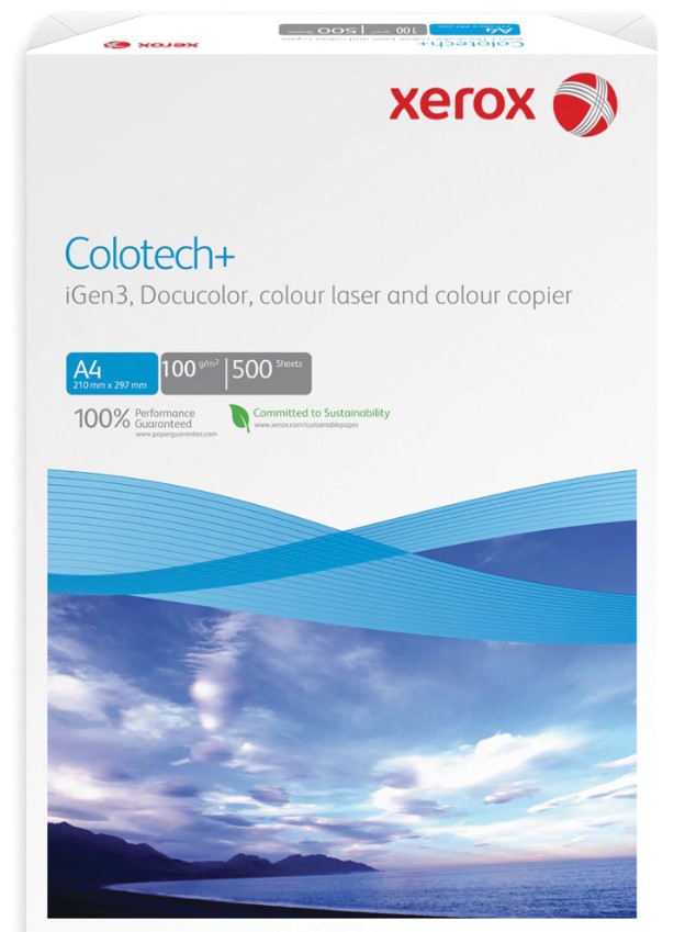 Hartie xerox A4 100 g/mp Colotech+ 500 coli/ pret per top